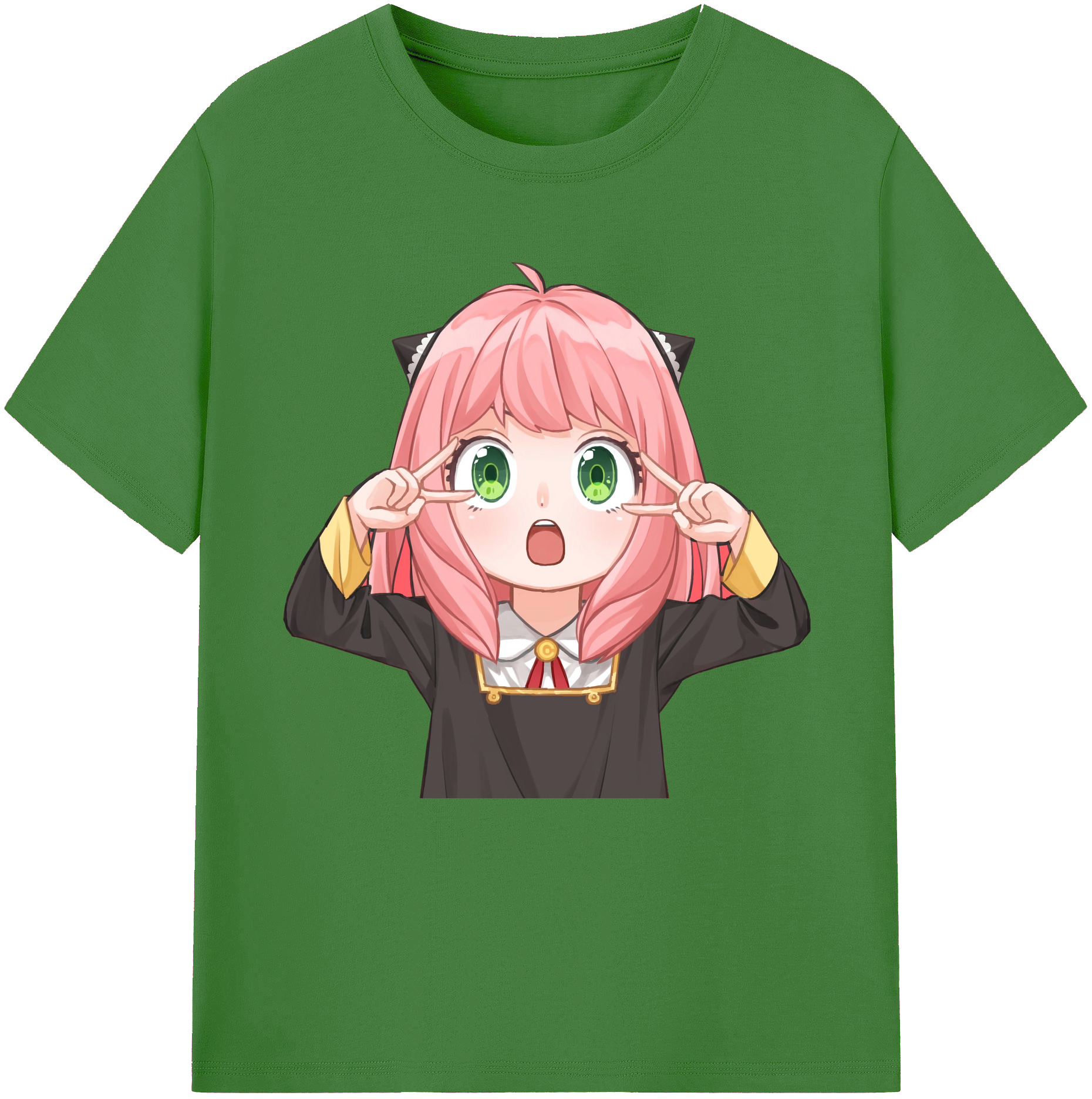 （画像用） SPY×FAMILY间谍家家酒 レディースカジュアルプリントTシャツ（綿100％）